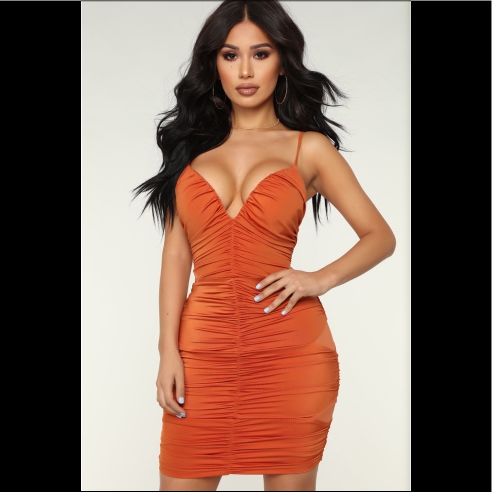Citrus Heights ruched dress